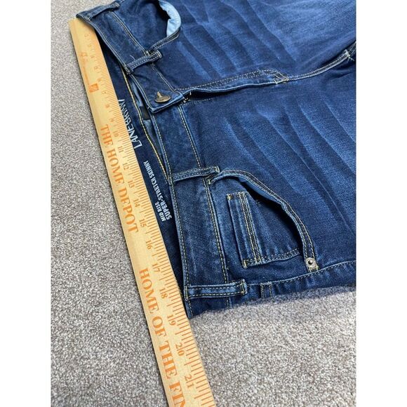 Lane Bryant womens super stretch skinny jeans sz 22 plus size mid rise dark wash - Picture 9 of 12